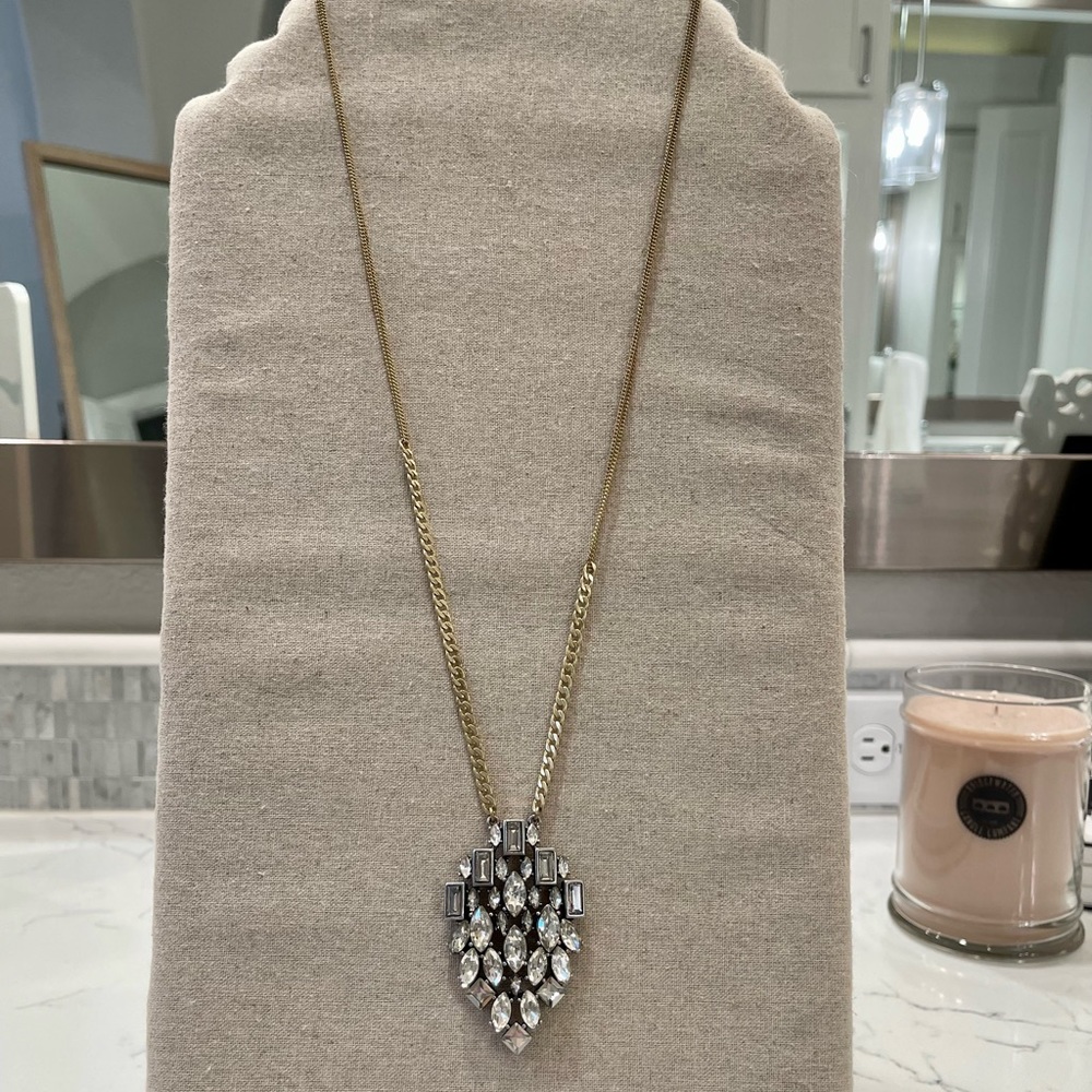 Jeweled Pendant Necklace